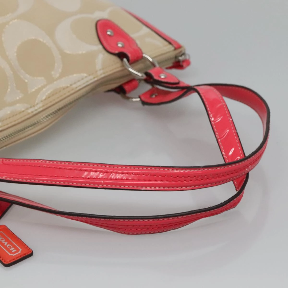 Coach Poppy Canvas Tote Bag (Pre-Owned)