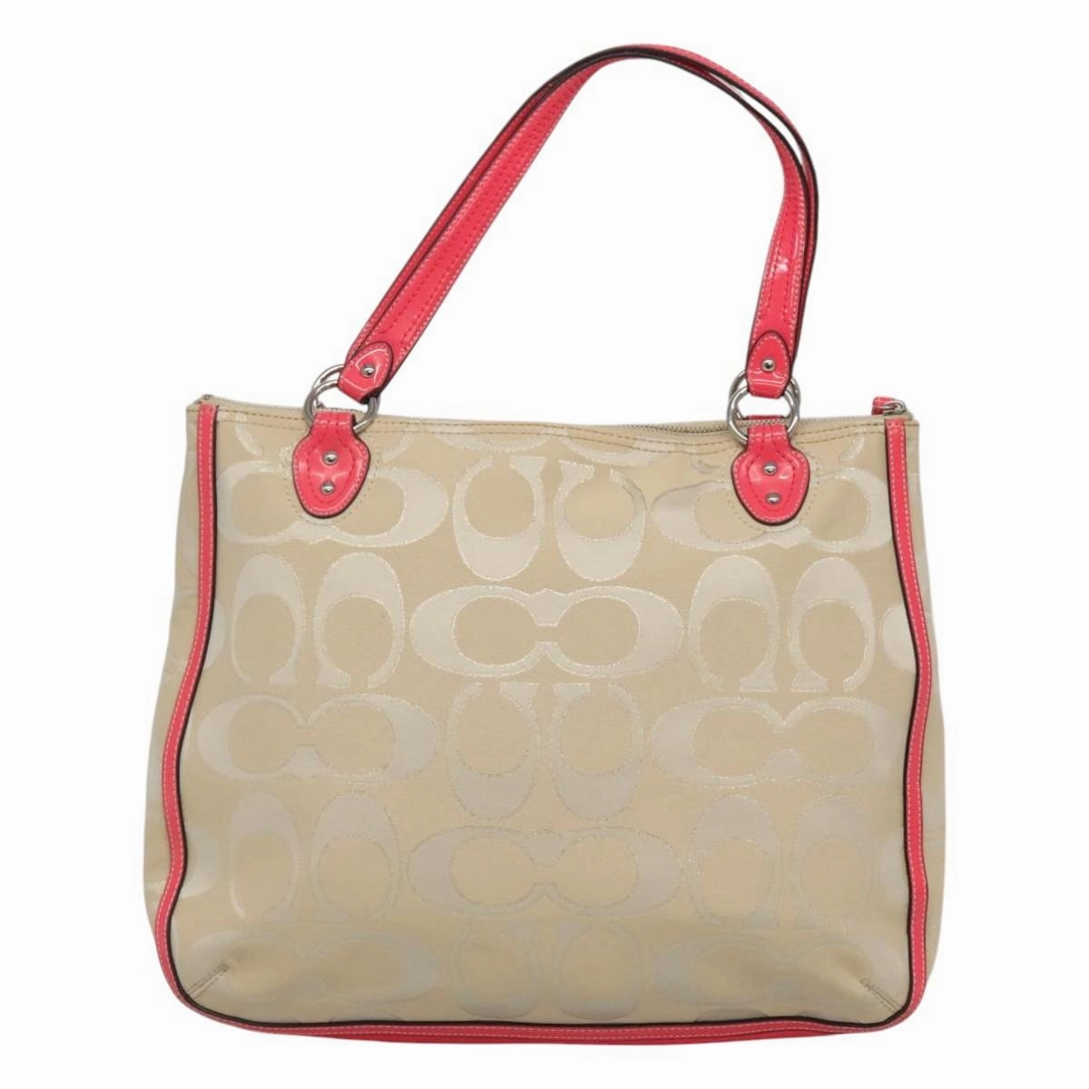 Coach Poppy Canvas Tote Bag (Pre-Owned)