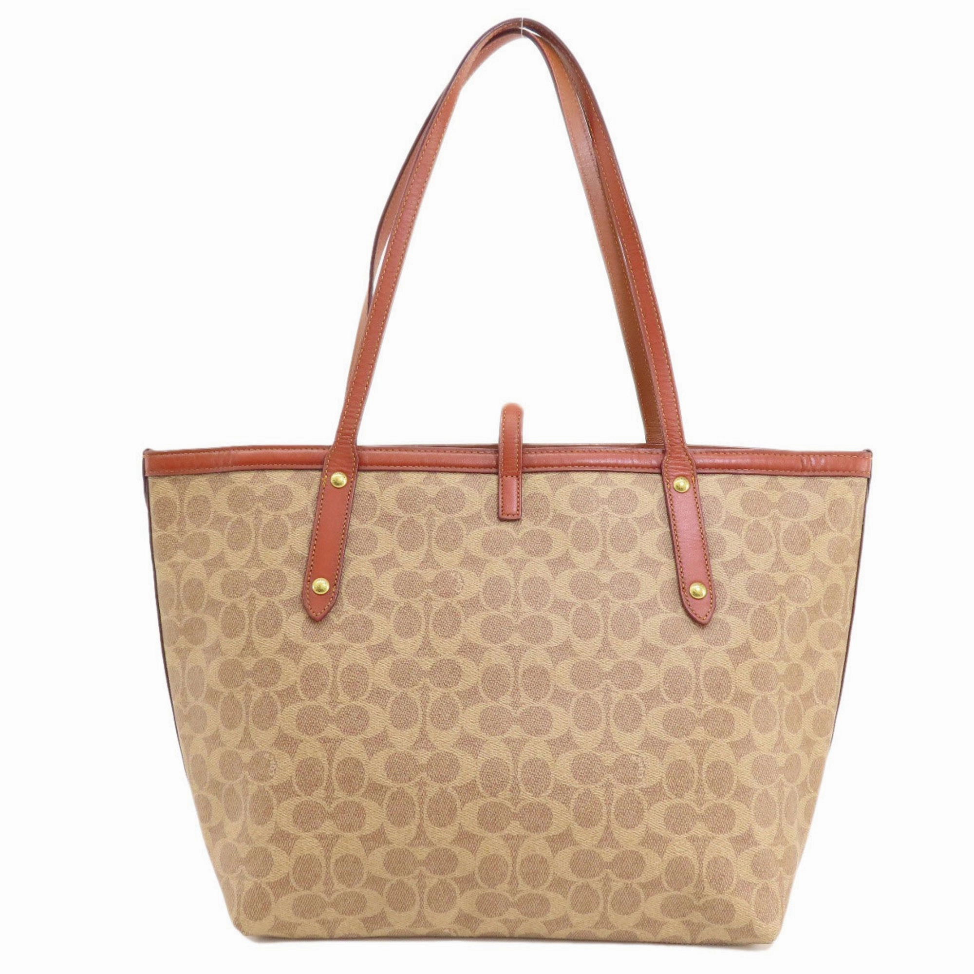 Coach  Pvc Tote Bag (Pre-Owned)