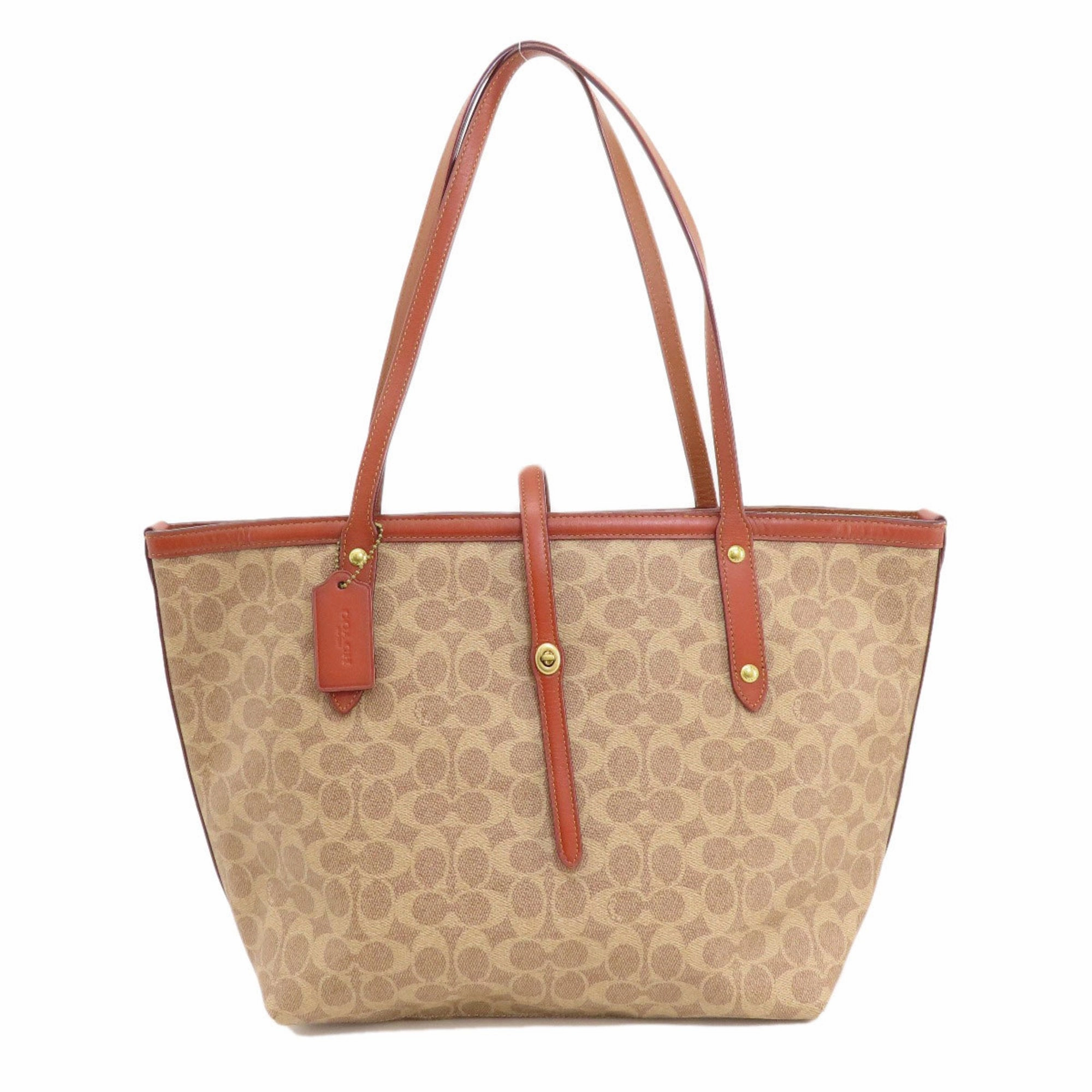 Coach  Pvc Tote Bag (Pre-Owned)