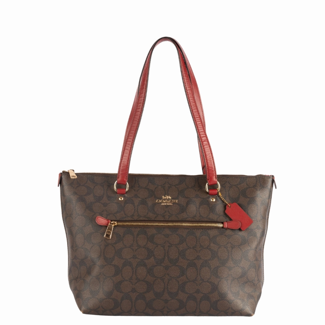 Coach Signature Canvas Gallery Tote Bag