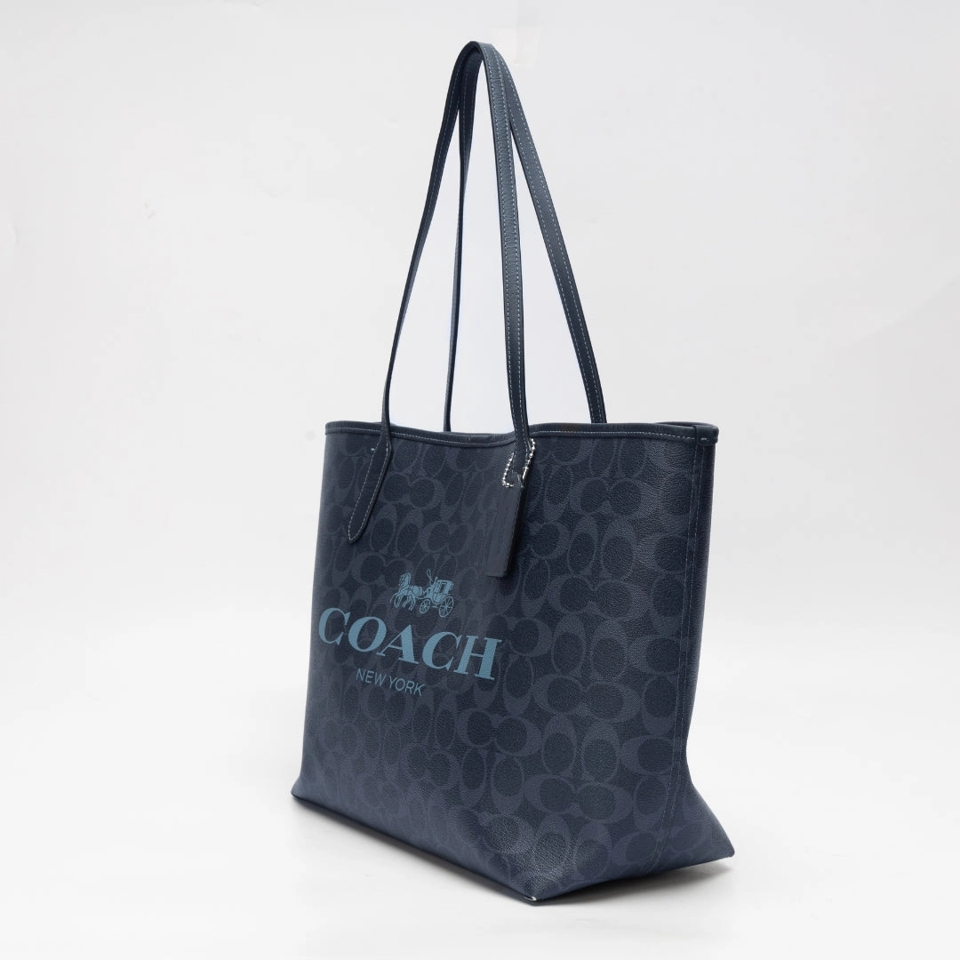 Coach Signature Canvas Tote Bag