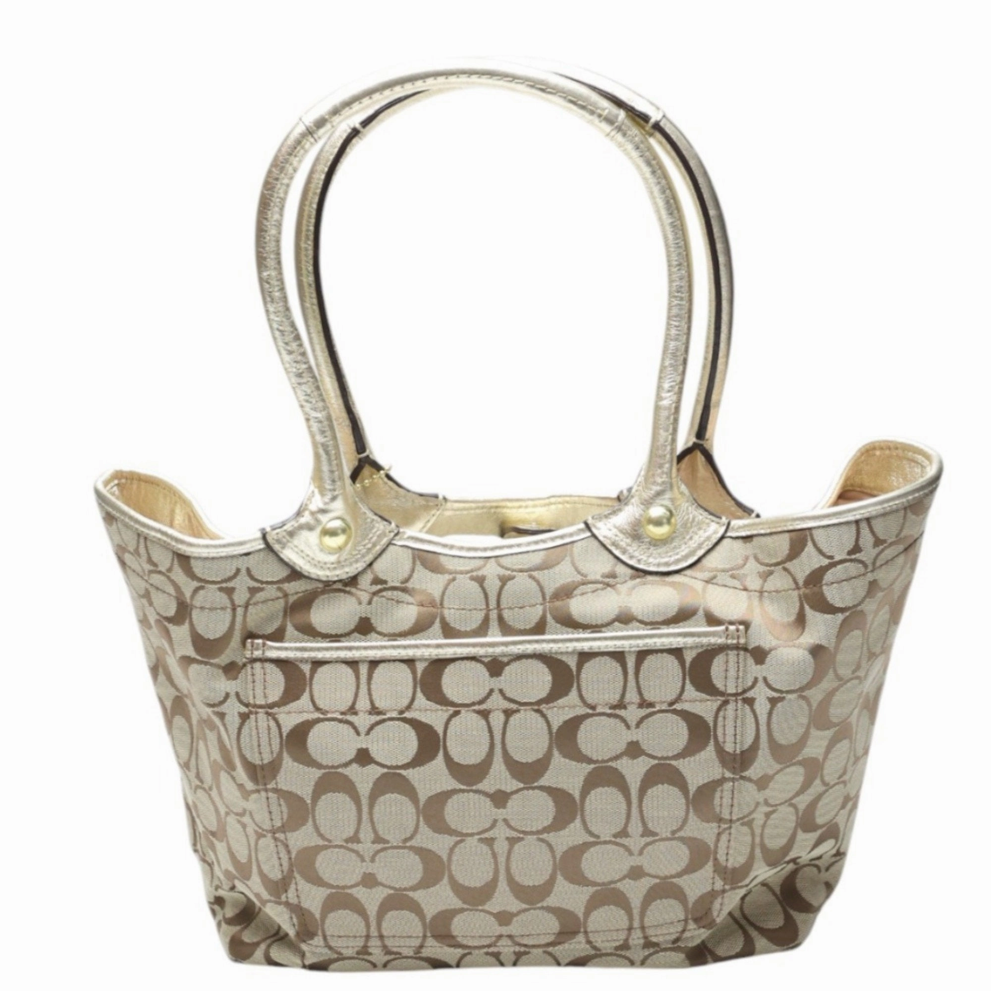 Coach Signature Canvas Tote Bag (Pre-Owned)
