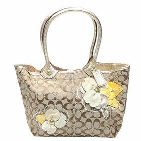 Coach Signature Canvas Tote Bag (Pre-Owned)