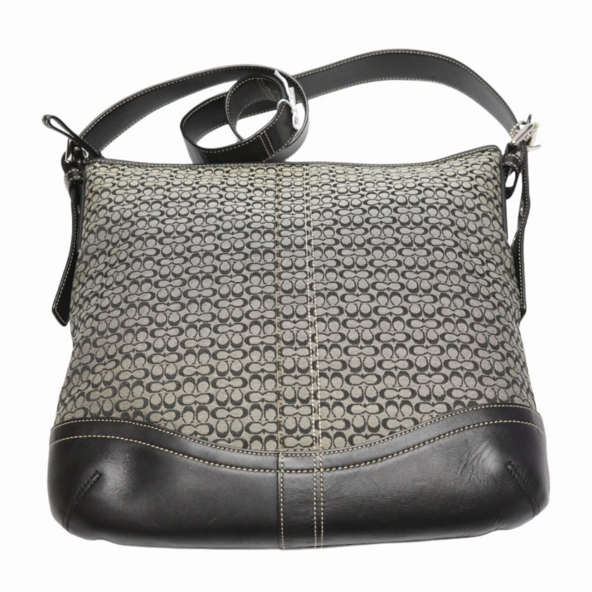 Coach Signature Leather Shopper Bag (Pre-Owned)