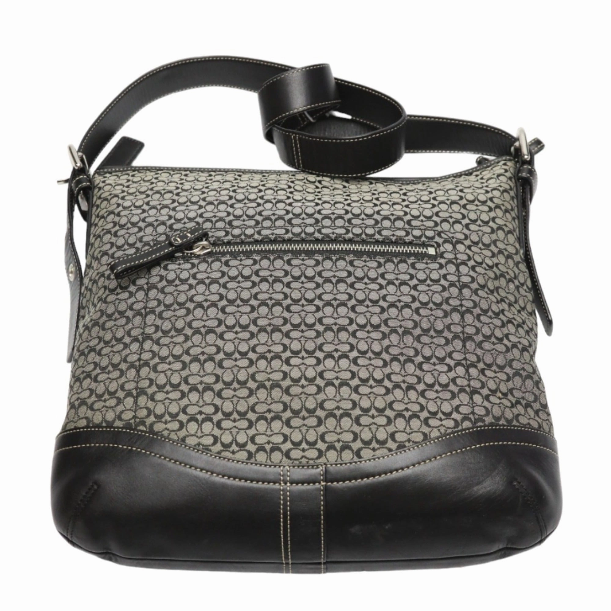 Coach Signature Leather Shopper Bag (Pre-Owned)