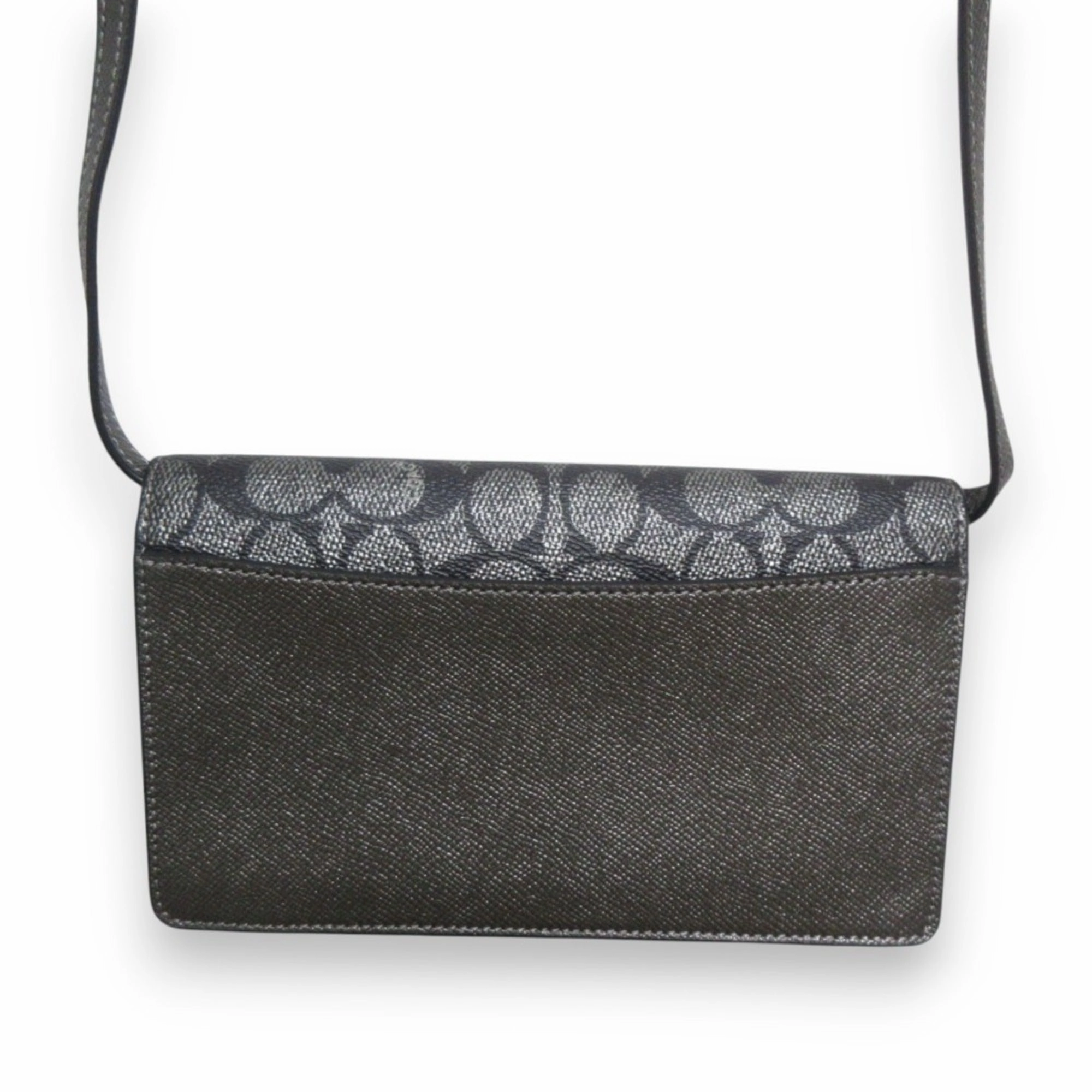 Coach Signature Line Canvas Sling Bag (Pre-Owned)