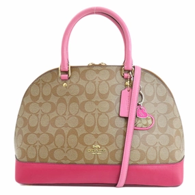 Coach Signature  pink Pvc Tote Bag (Pre-Owned)