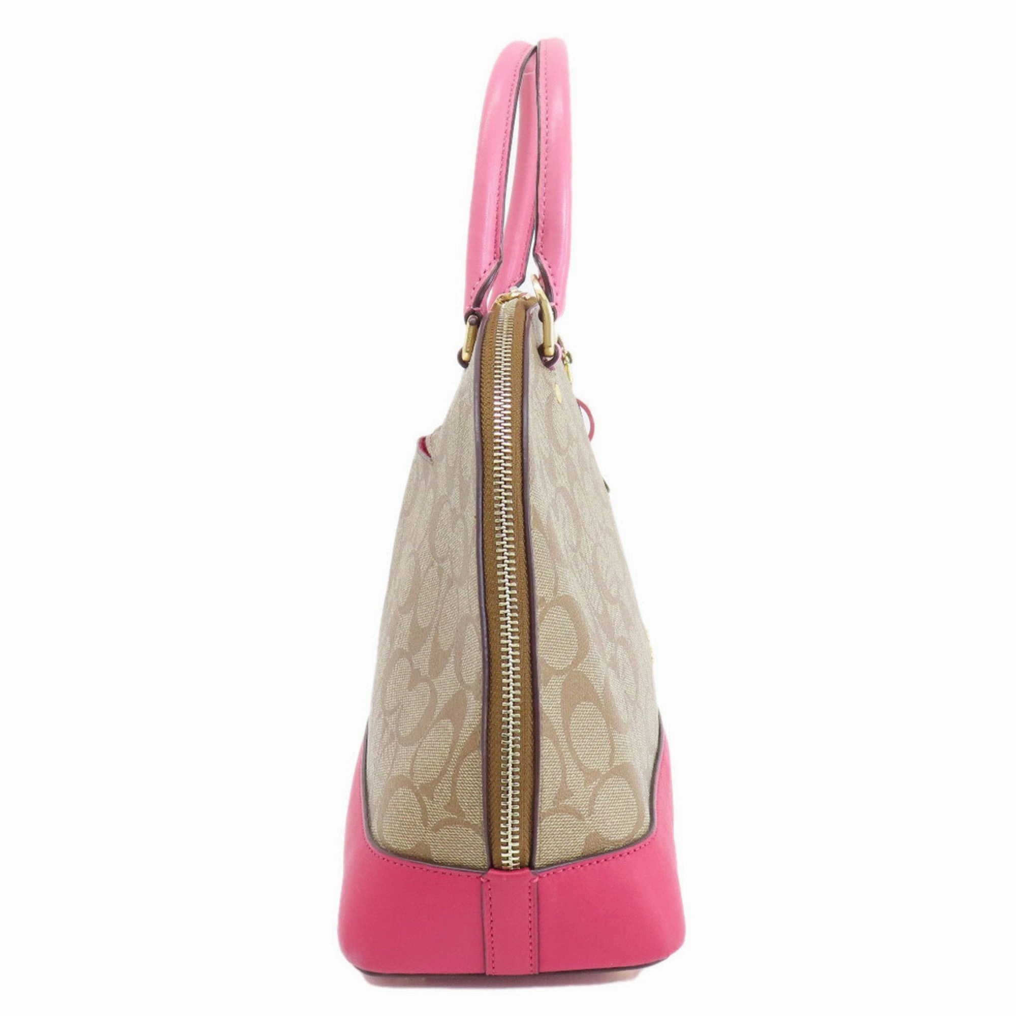 Coach Signature  pink Pvc Tote Bag (Pre-Owned)