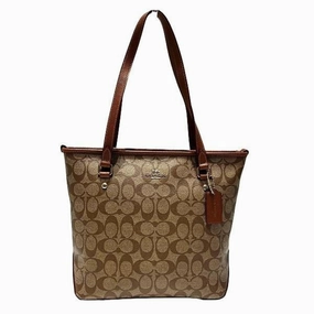 Coach Signature Pvc Tote Bag (Pre-Owned)