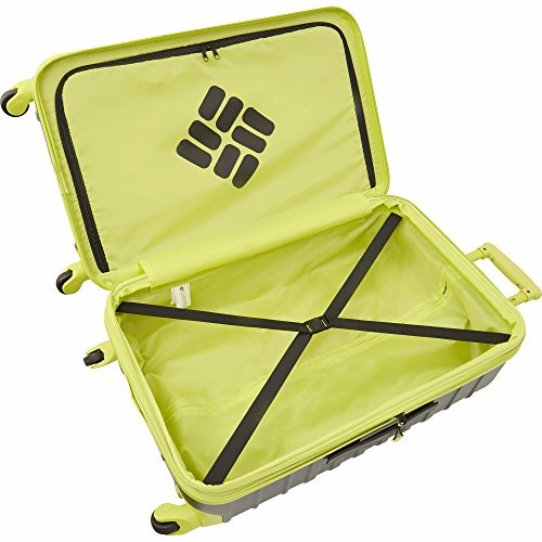 Columbia Carry-On Hardside Expandable Spinner Luggage, Black