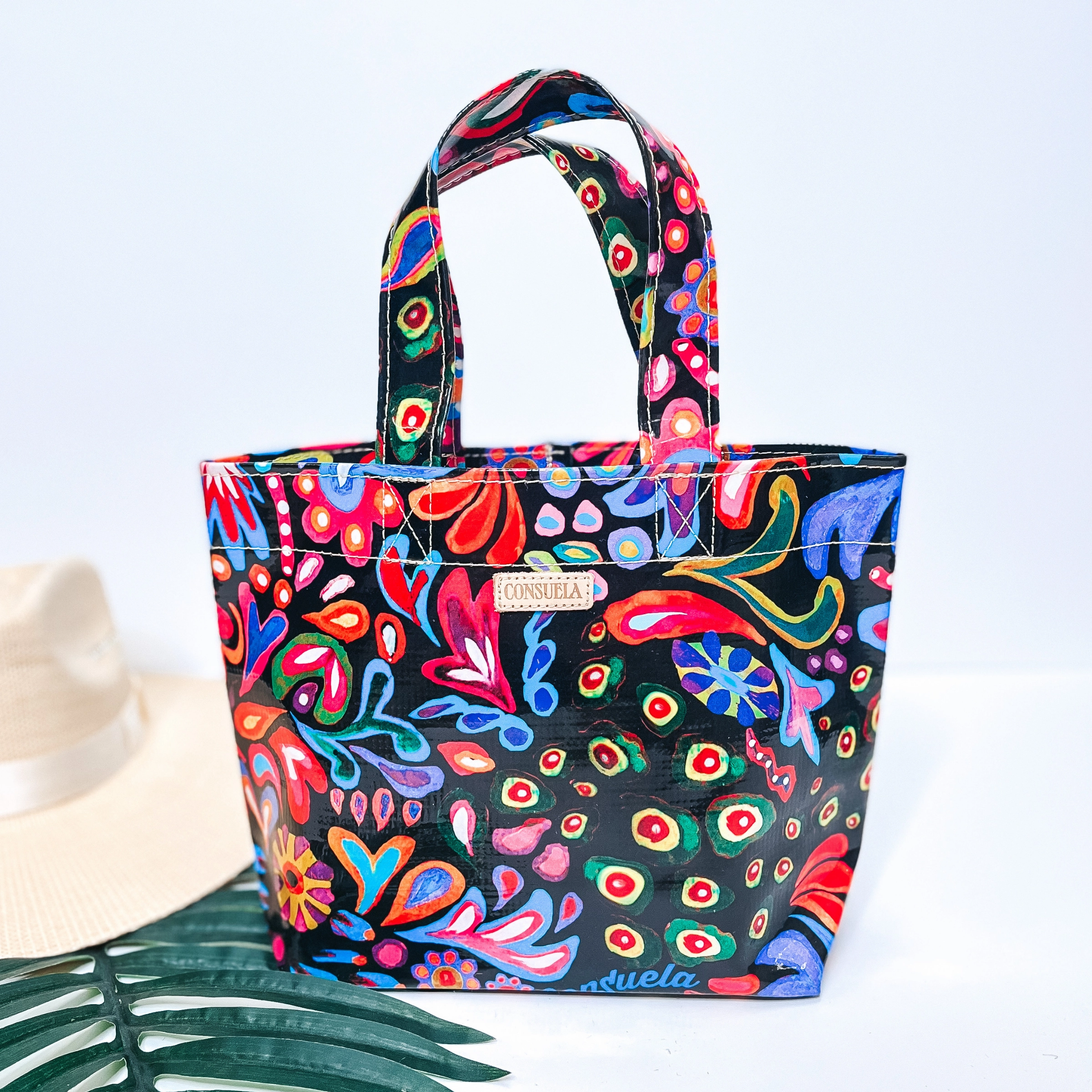 Consuela | Sophie Black Swirly Grab n' Go Mini Bag