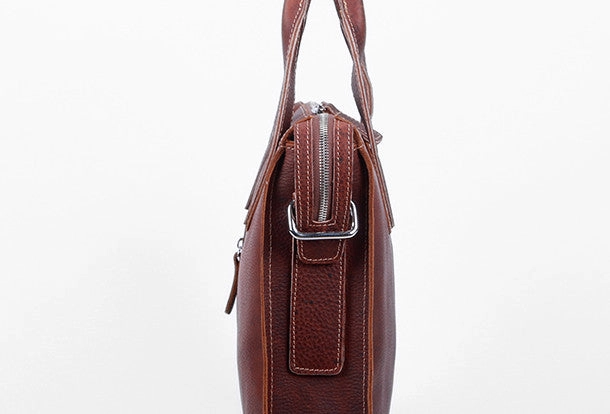 Cool leather mens Briefcase laptop Briefcase Work Briefcases shoulder bag for Men