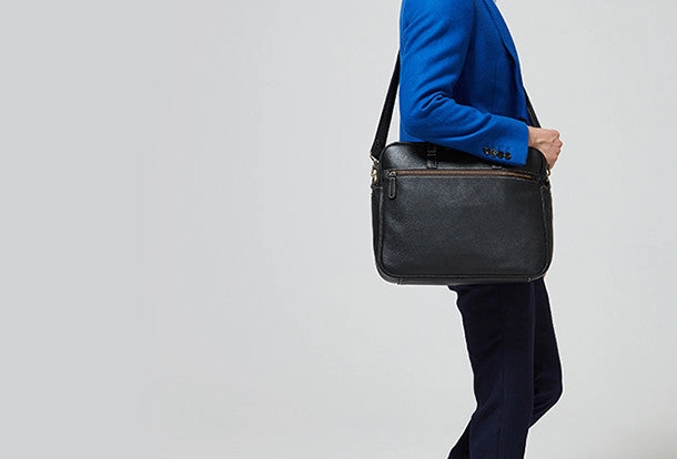 Cool Leather mens Briefcase Vintage Business Briefcase laptop Briefcases for Men