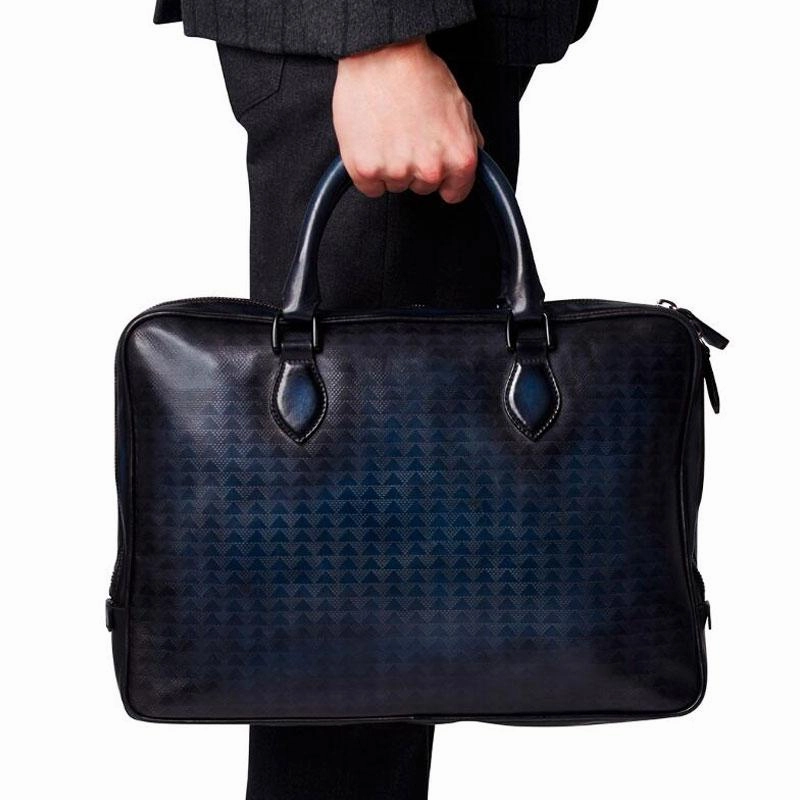 Cool Leather Mens Briefcases Work Bag Laptop Bag Business Bag for Men