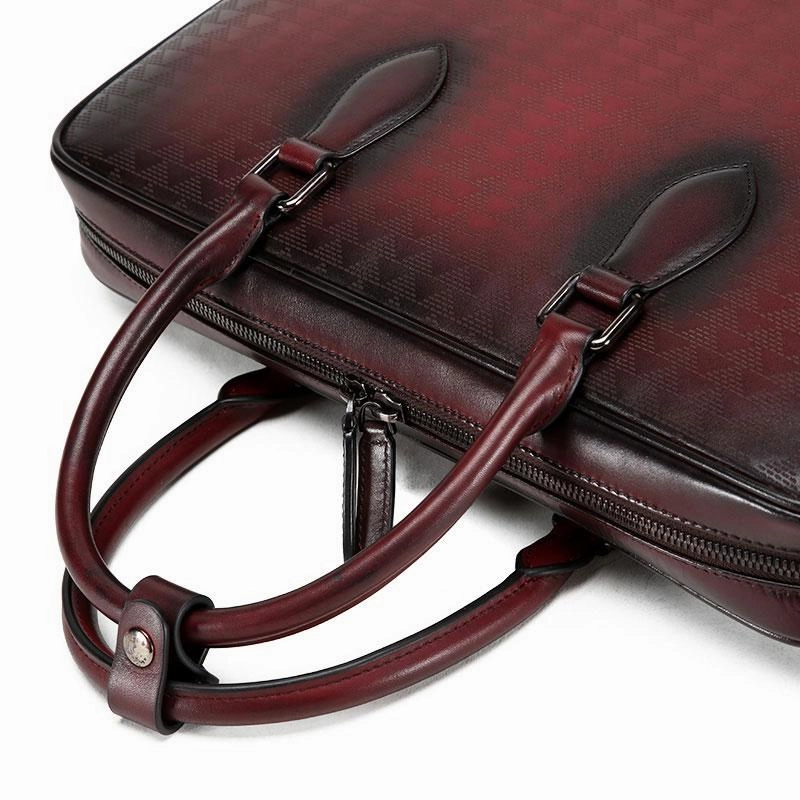 Cool Leather Mens Briefcases Work Bag Laptop Bag Business Bag for Men