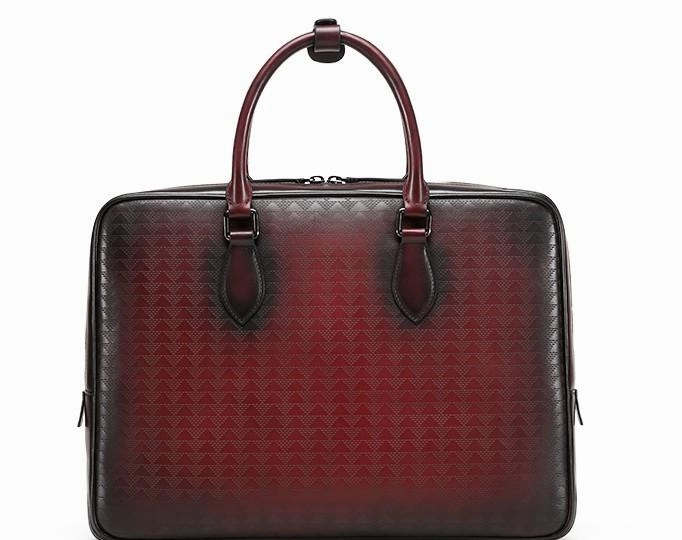 Cool Leather Mens Briefcases Work Bag Laptop Bag Business Bag for Men