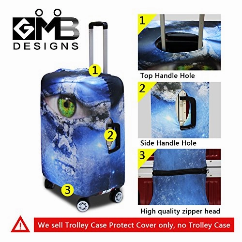 Crazytravel Travel Suitcase Protective Cover Fit 18-30 Inch