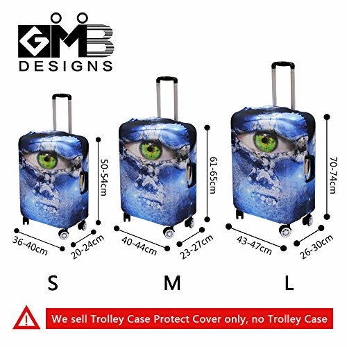Crazytravel Travel Suitcase Protective Cover Fit 18-30 Inch