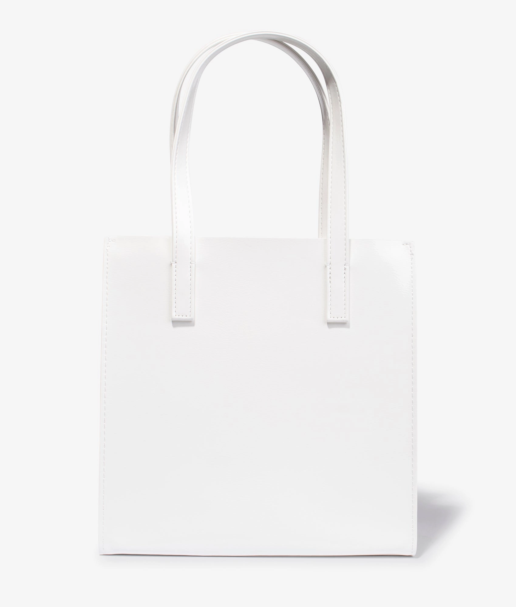 Crinion crinkle small shopper in ivory