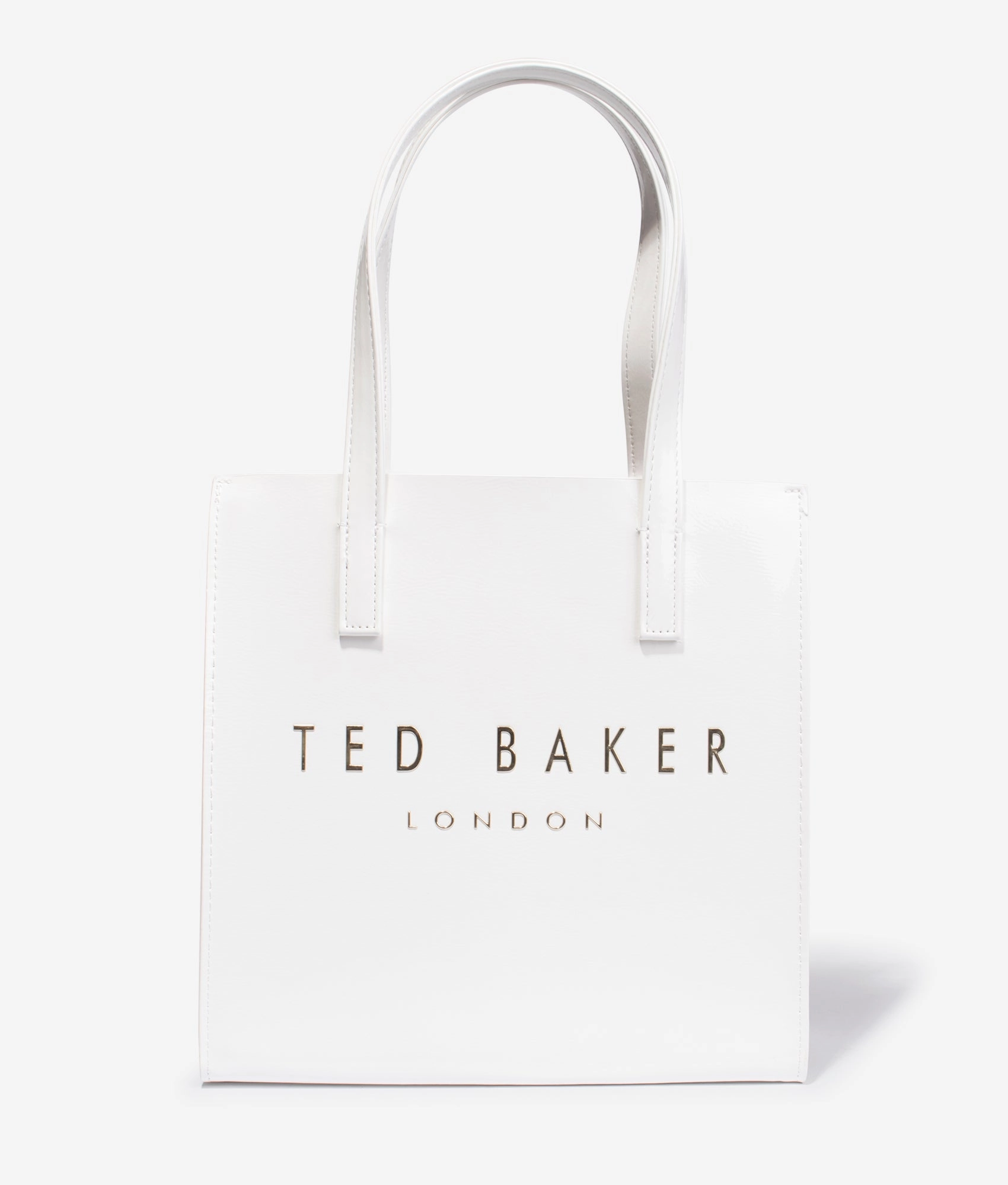 Crinion crinkle small shopper in ivory
