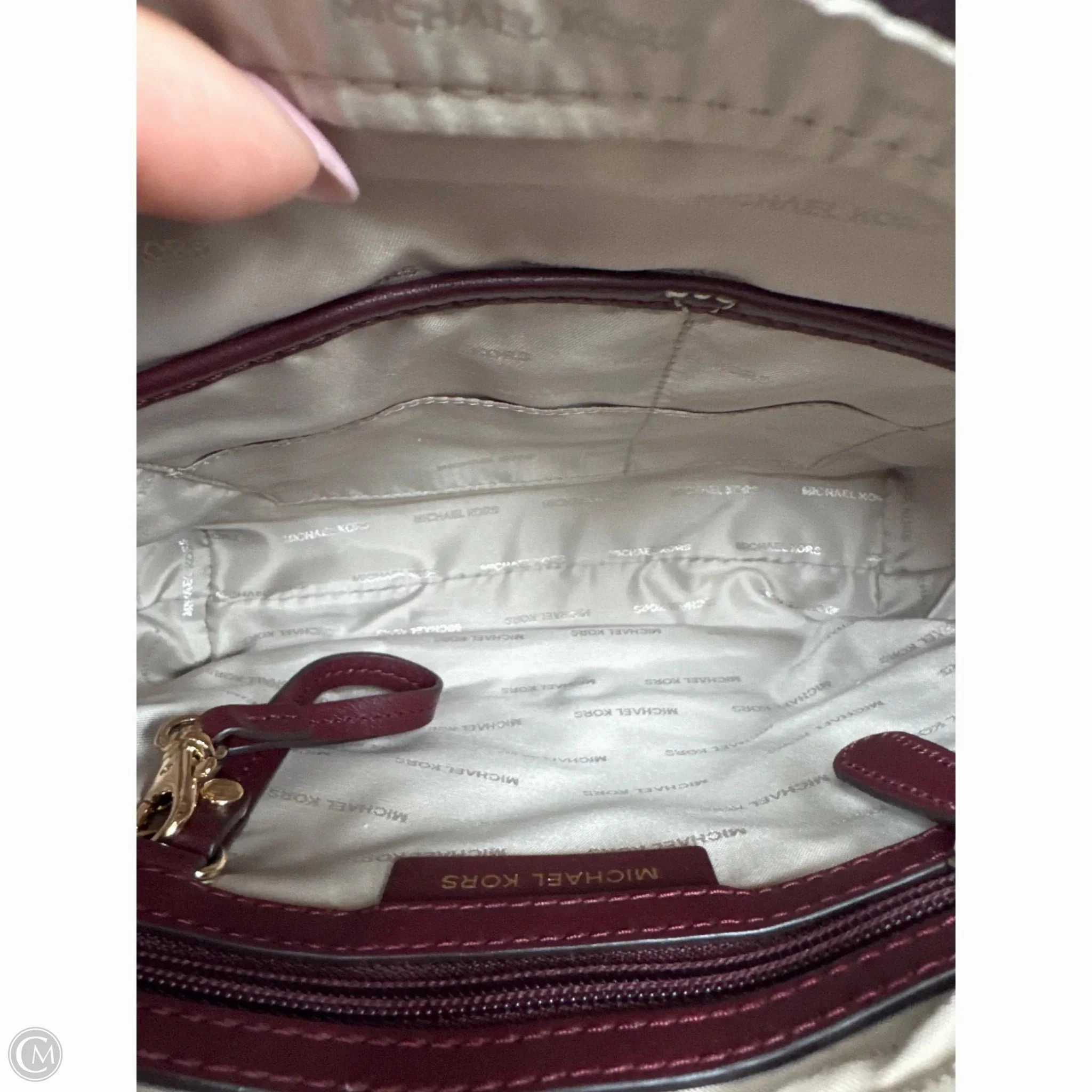 Crossbody Designer By Michael Kors, Size: Medium