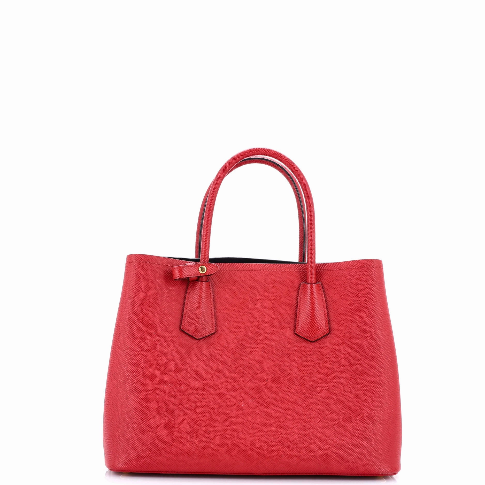 Cuir Double Tote Saffiano Leather Medium