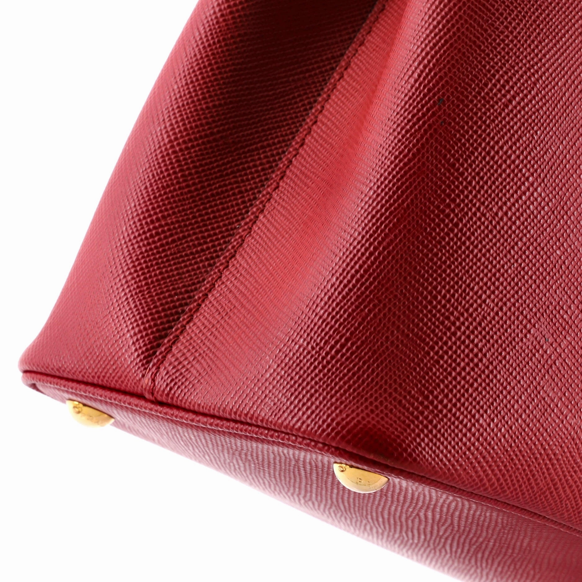 Cuir Double Tote Saffiano Leather Medium