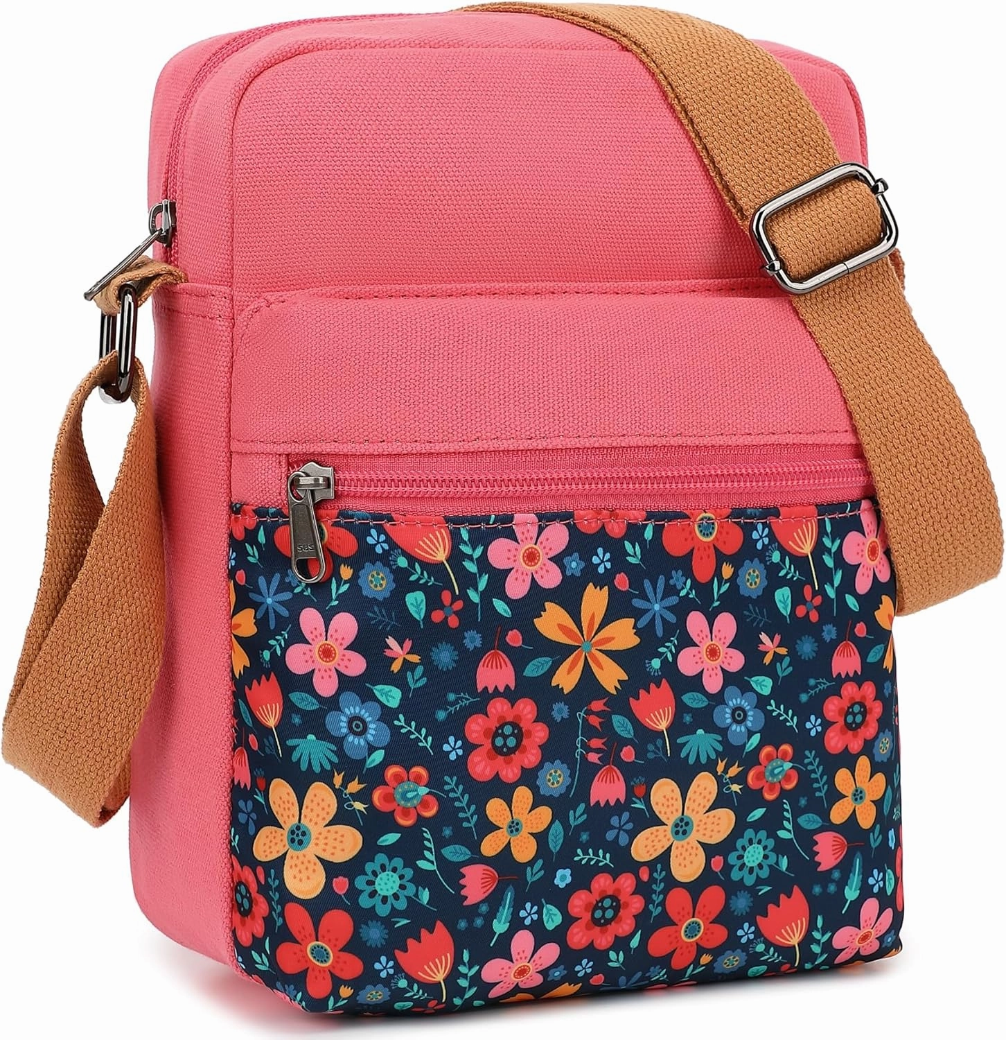 Cute Crossbody Bag and Purse Casual Canvas Shoulder Bag for Women