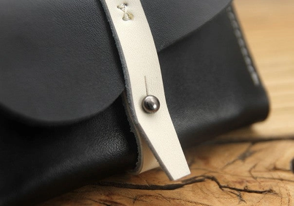 Cute LEATHER Womens Small Card Key Wallet Leather Key Wallet FOR Women