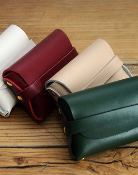 Cute LEATHER Womens Small Change Wallet Leather Card Wallet FOR Women