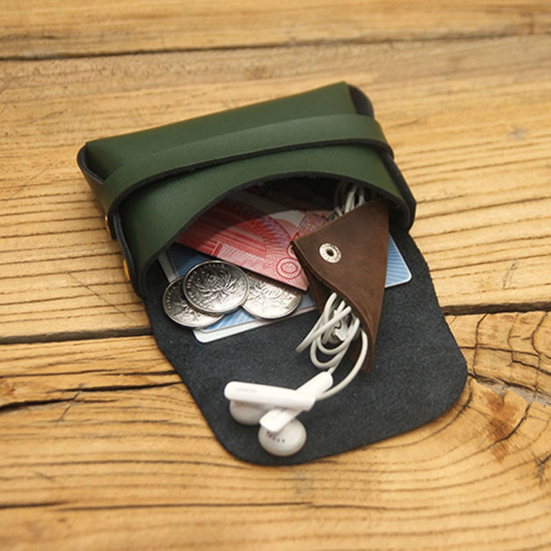 Cute LEATHER Womens Small Change Wallet Leather Card Wallet FOR Women