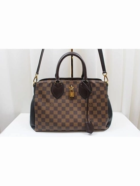Damier Eben Normandy Tote Shoulder Bag N41487