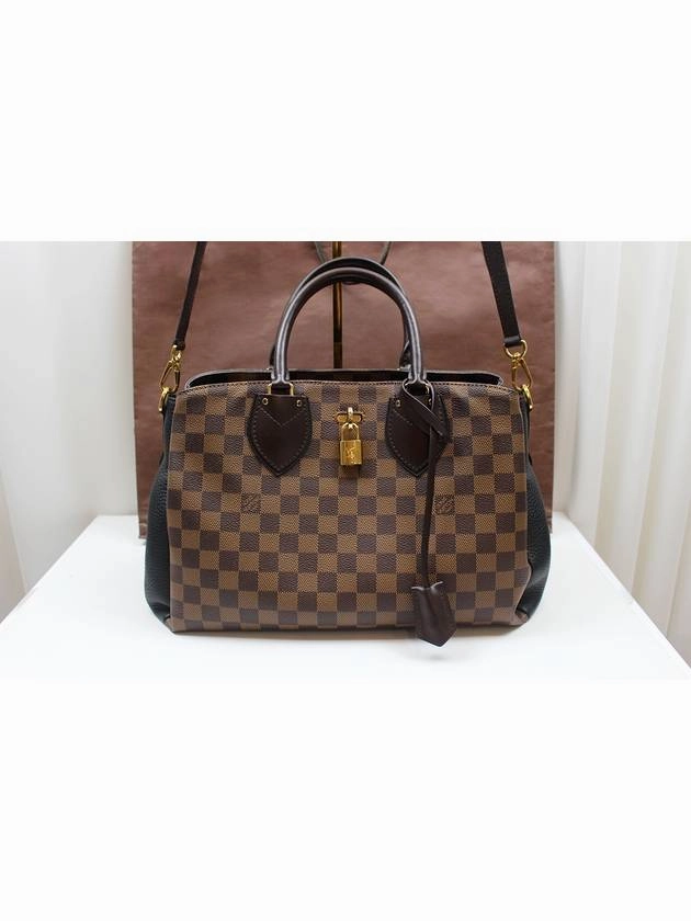Damier Eben Normandy Tote Shoulder Bag N41487