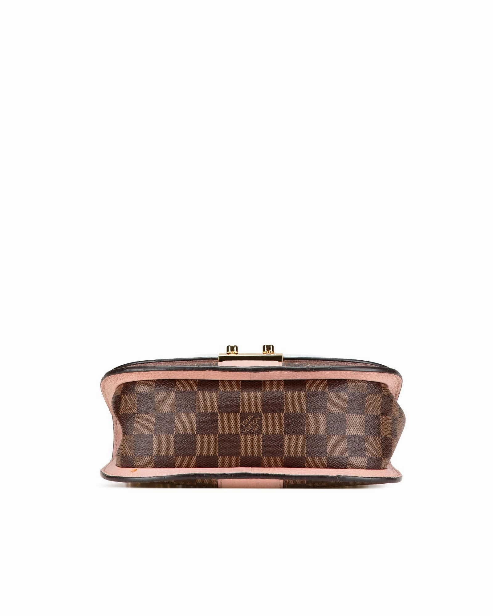 Damier Ebene Cuir Taurillon Wight Chain Strap Shoulder Bag