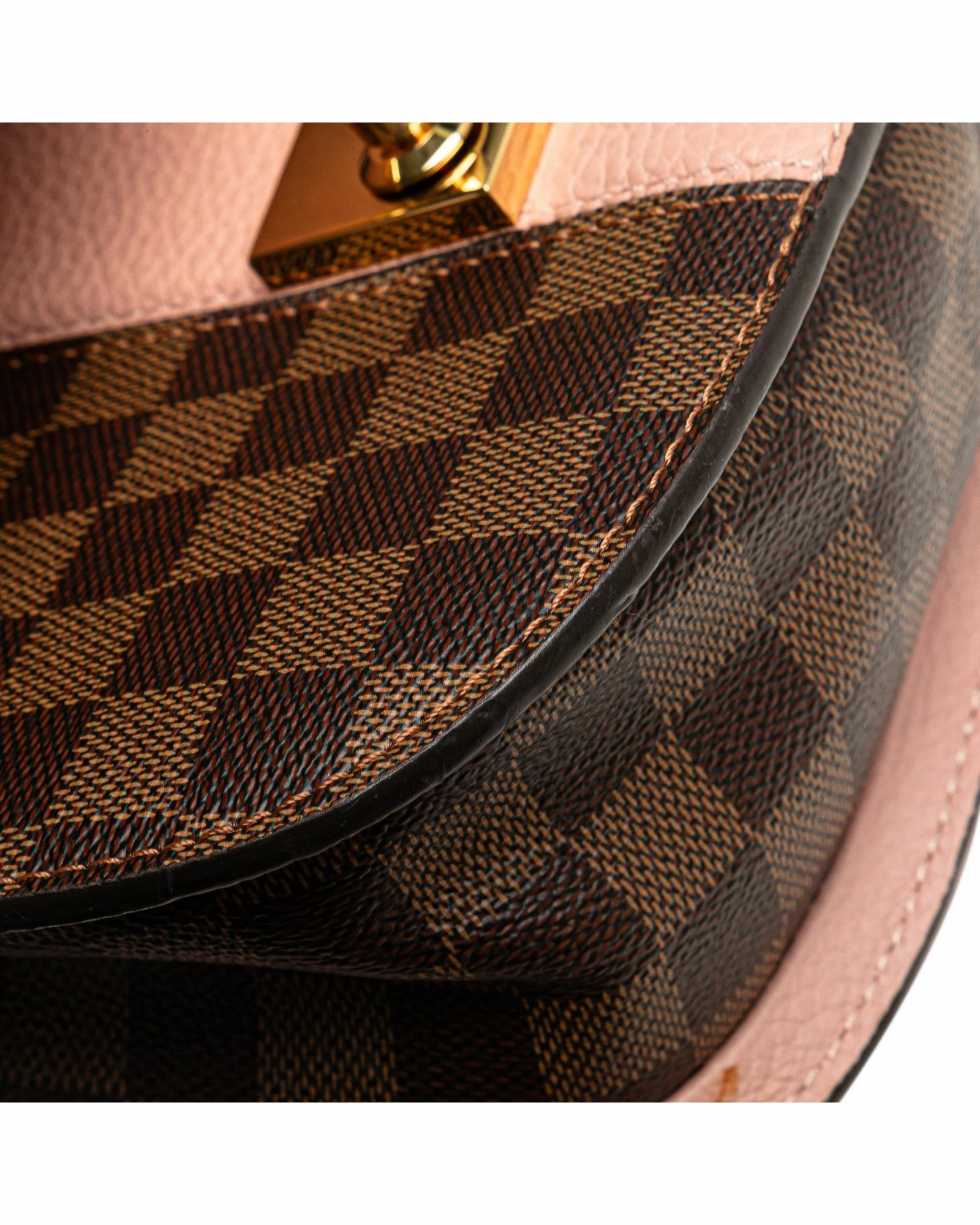 Damier Ebene Cuir Taurillon Wight Chain Strap Shoulder Bag