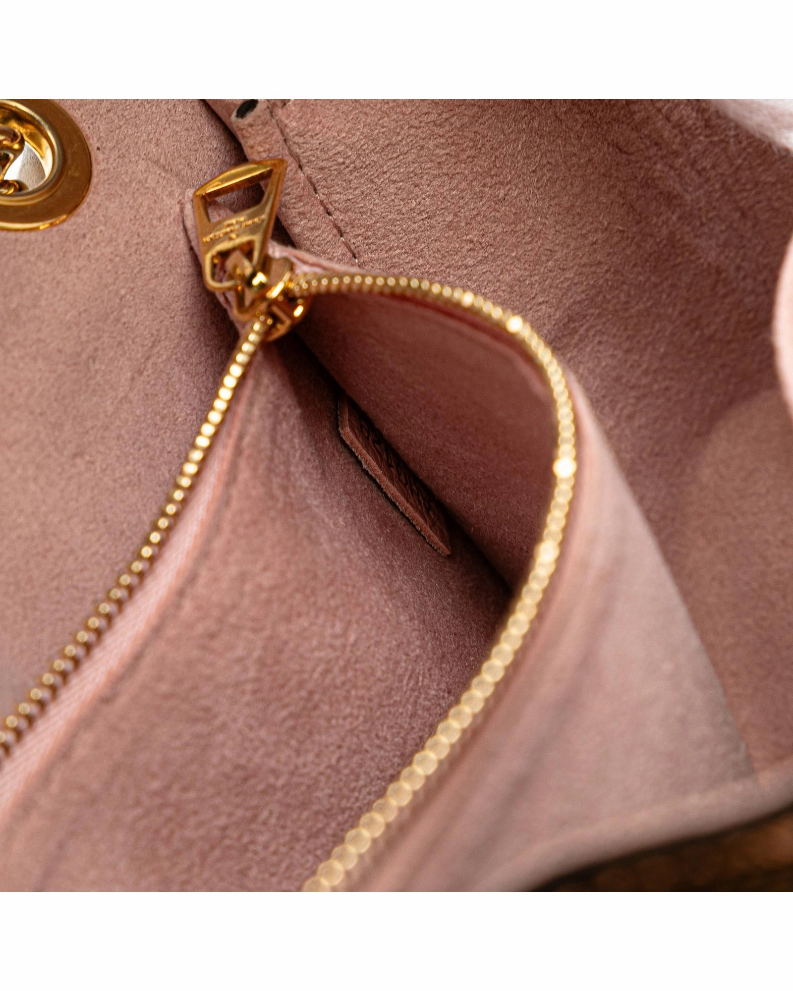 Damier Ebene Cuir Taurillon Wight Chain Strap Shoulder Bag
