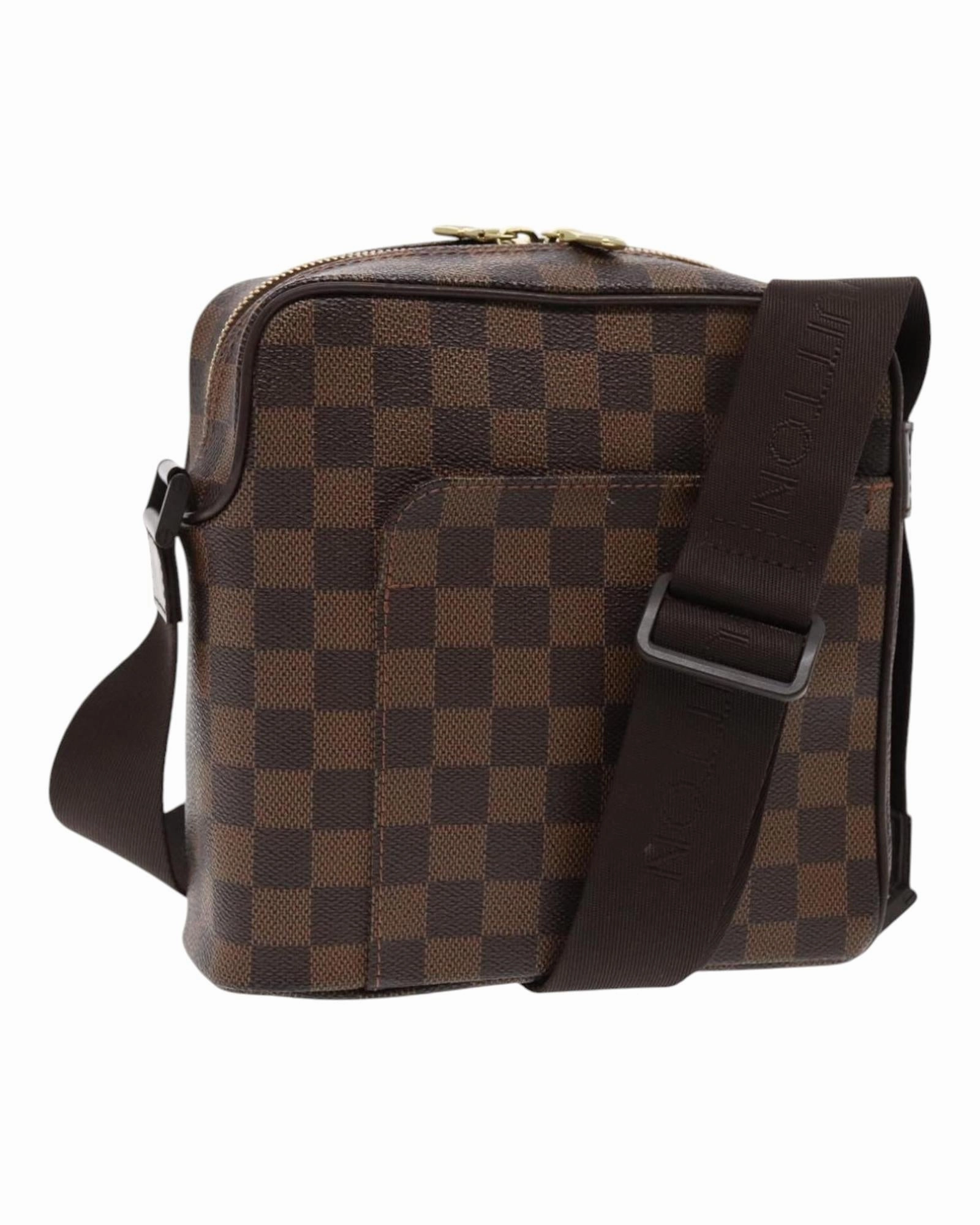 Damier Ebene Olaf PM Shoulder Bag