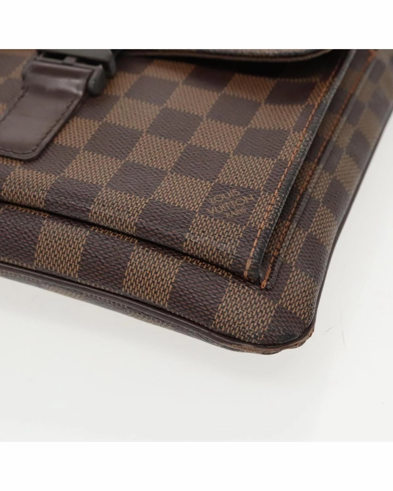 Damier Ebene Pochette Merwiel Shoulder Bag with Adjustable Strap