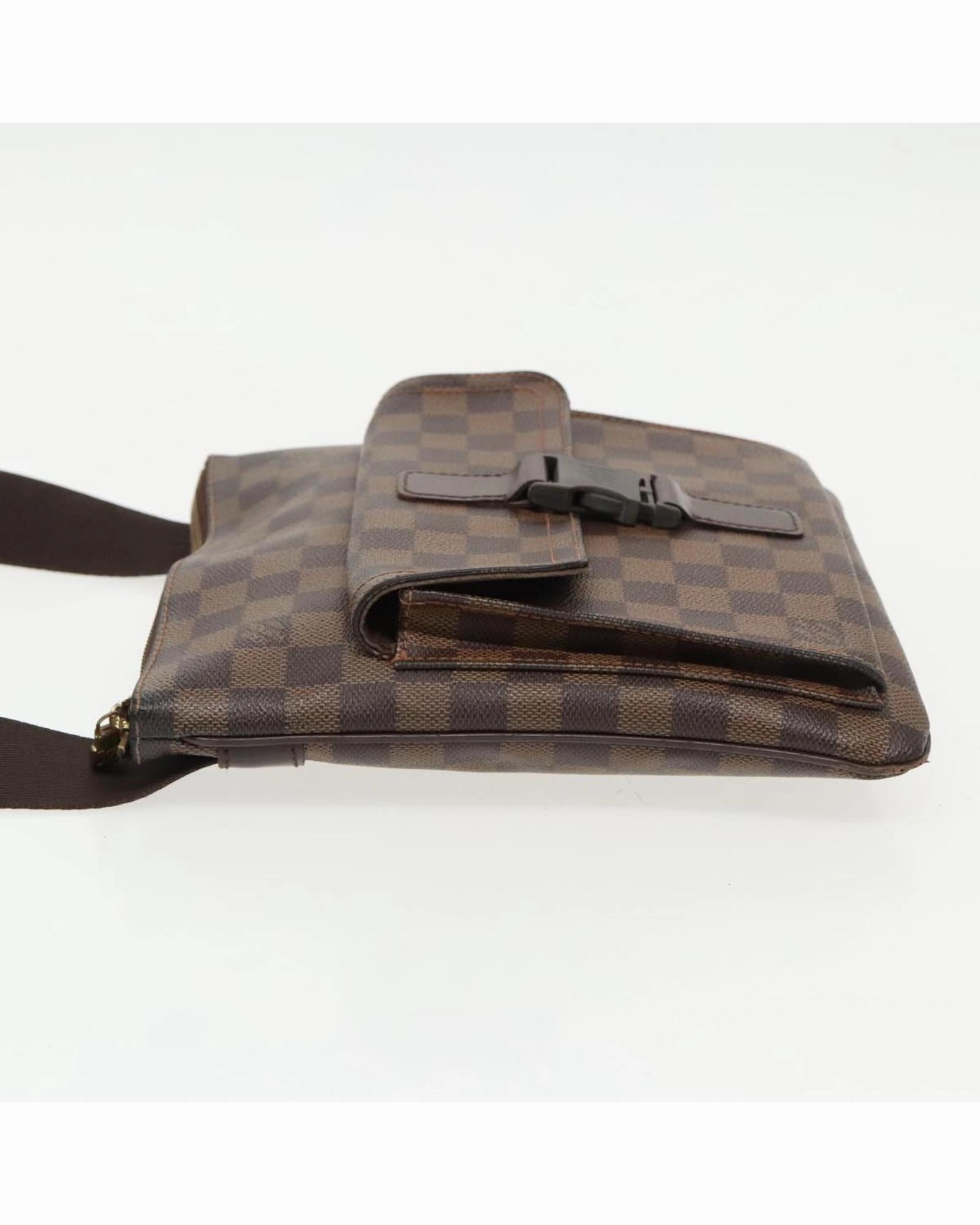 Damier Ebene Pochette Merwiel Shoulder Bag with Adjustable Strap