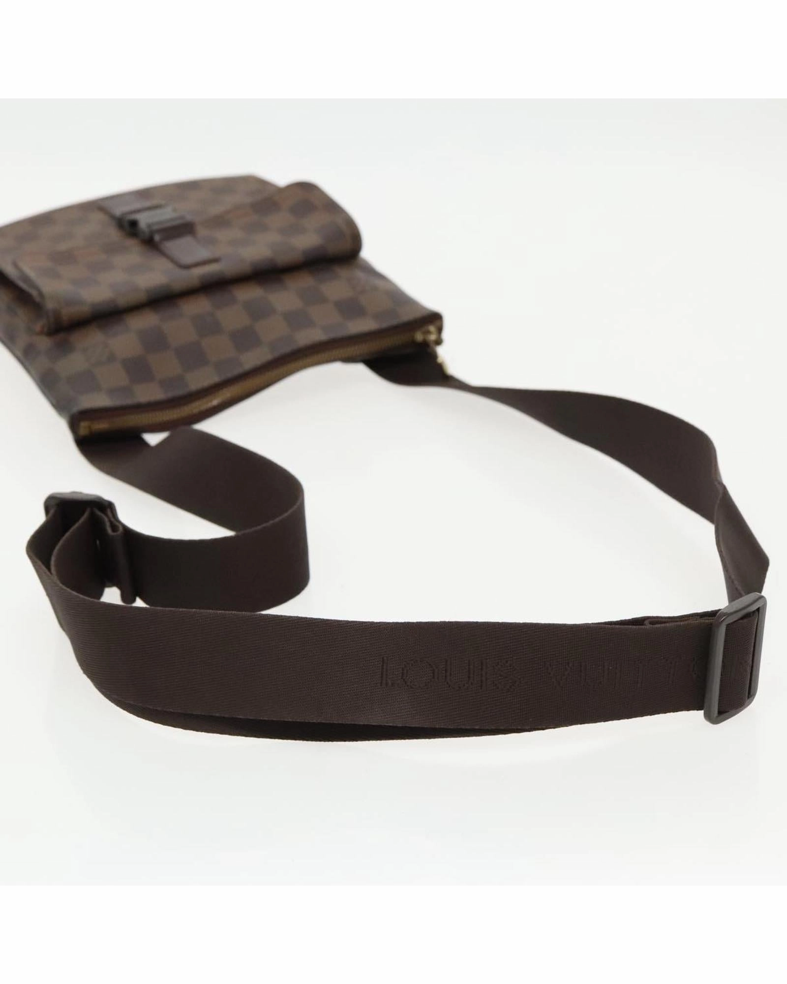 Damier Ebene Pochette Merwiel Shoulder Bag with Adjustable Strap