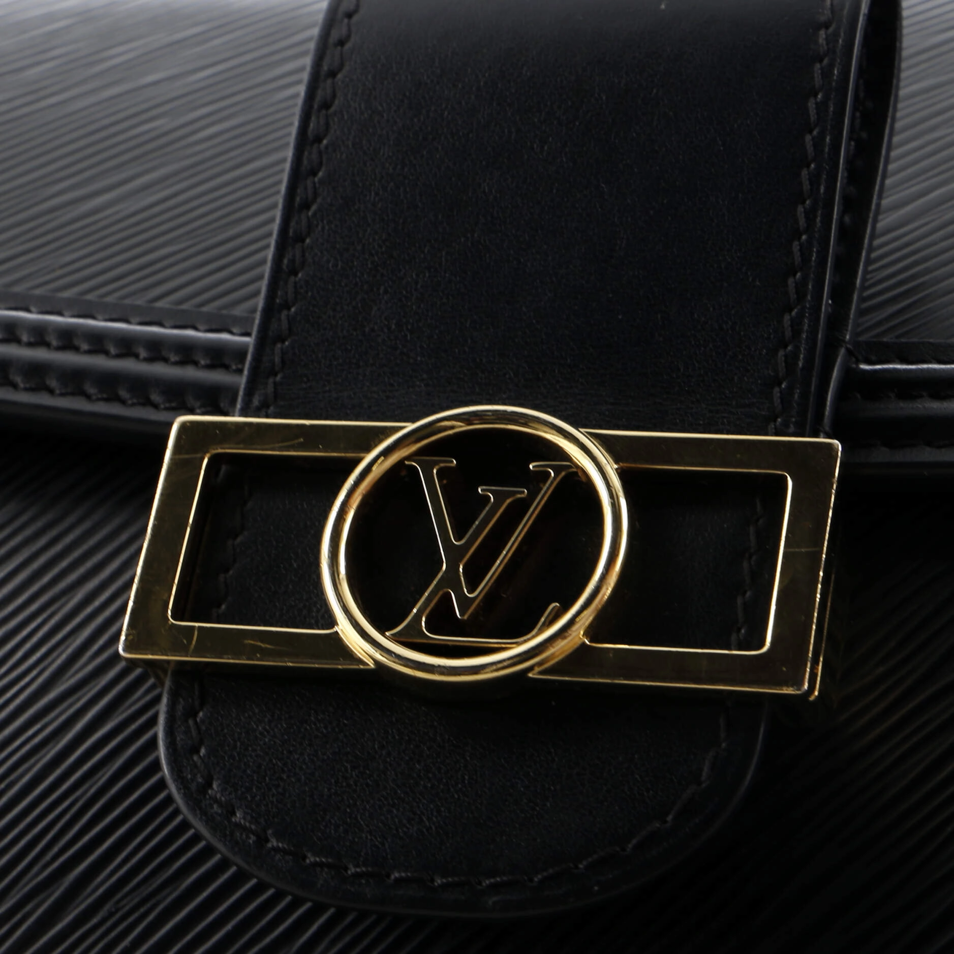 Dauphine Shoulder Bag Epi Leather MM
