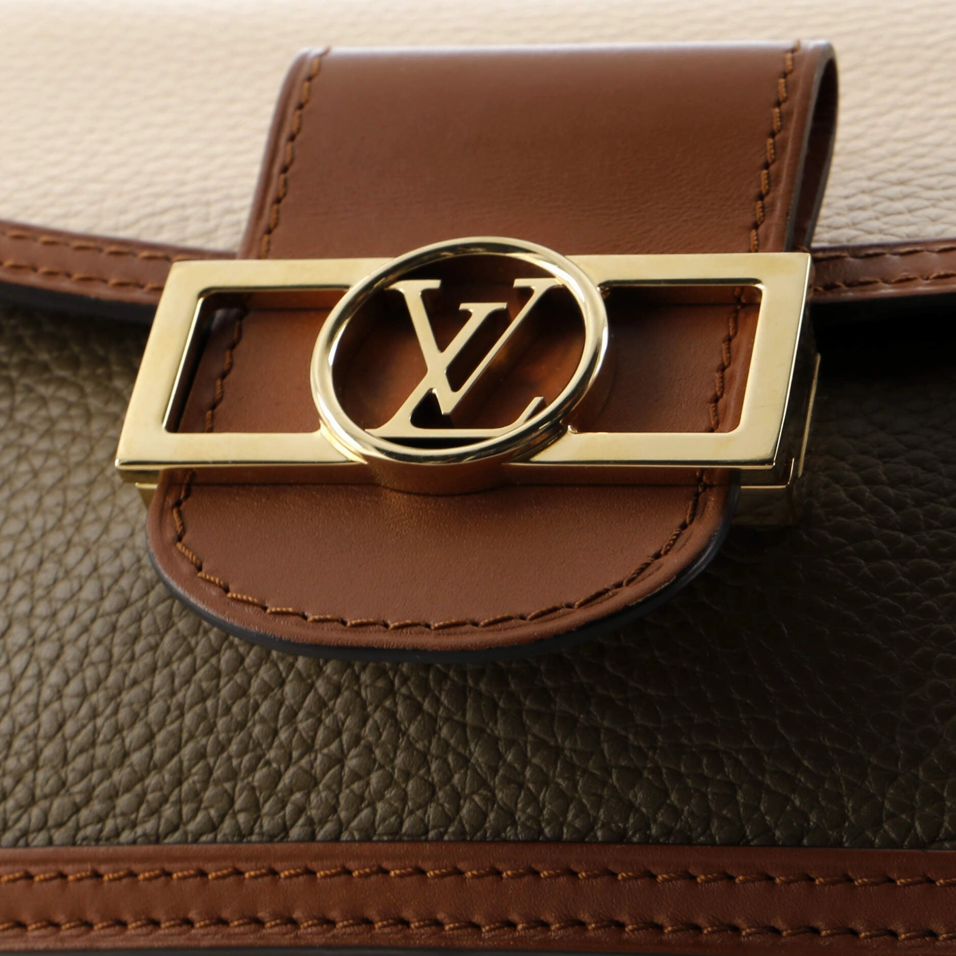 Dauphine Shoulder Bag Taurillon Leather Mini