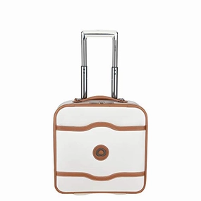 Delsey Luggage Chatelet Soft Air 2-Wheel Under-Seater, Angora