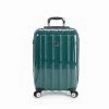 DELSEY Paris Delsey Luggage Helium Aero Carry On Expandable Spinner Trolley (Teal)