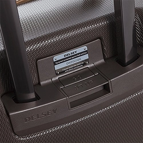 Delsey Paris Luggage Chatelet Hard  3 Piece Set Spinner (Brown)