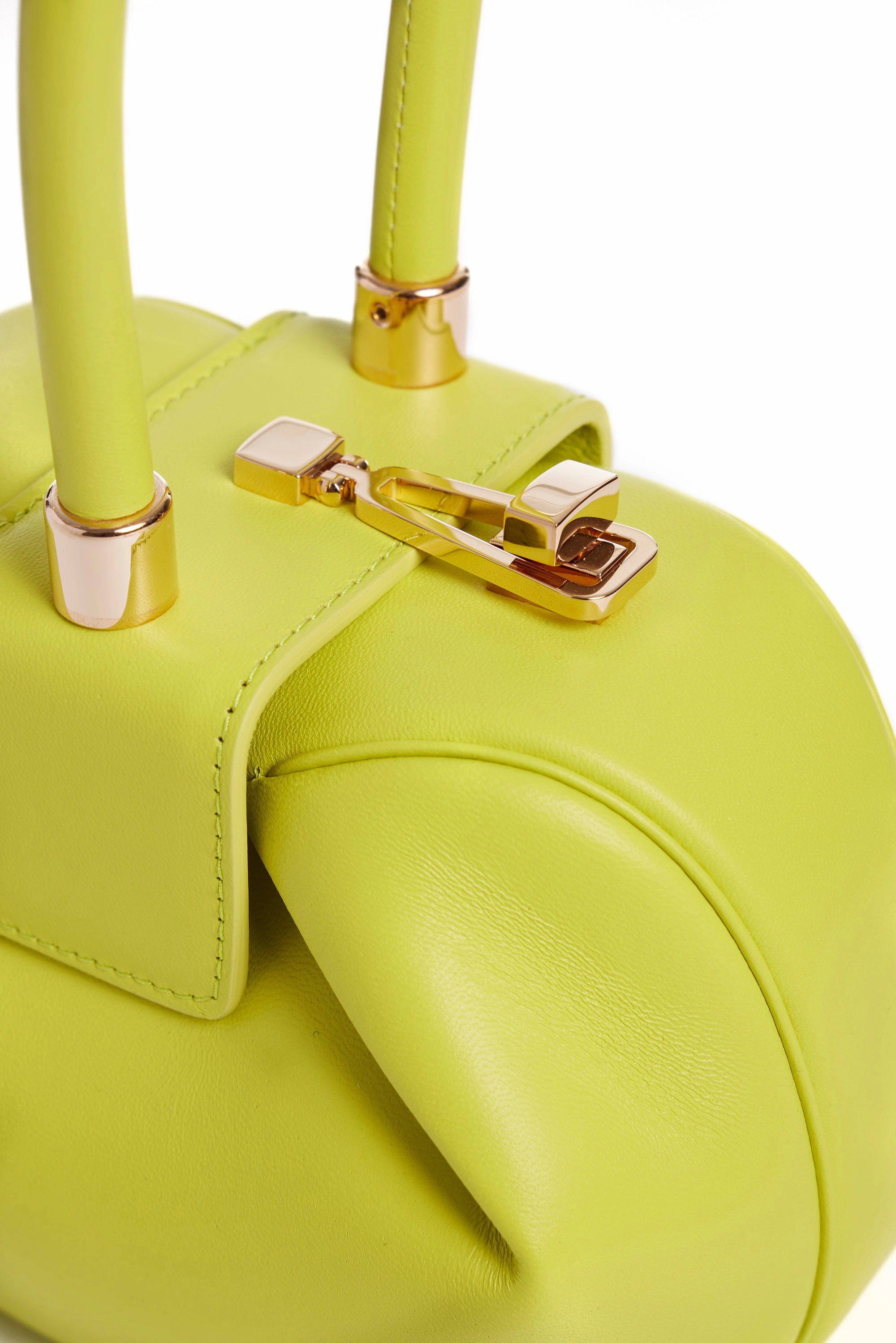 Demi Bag in Lime Adamite Nappa Leather