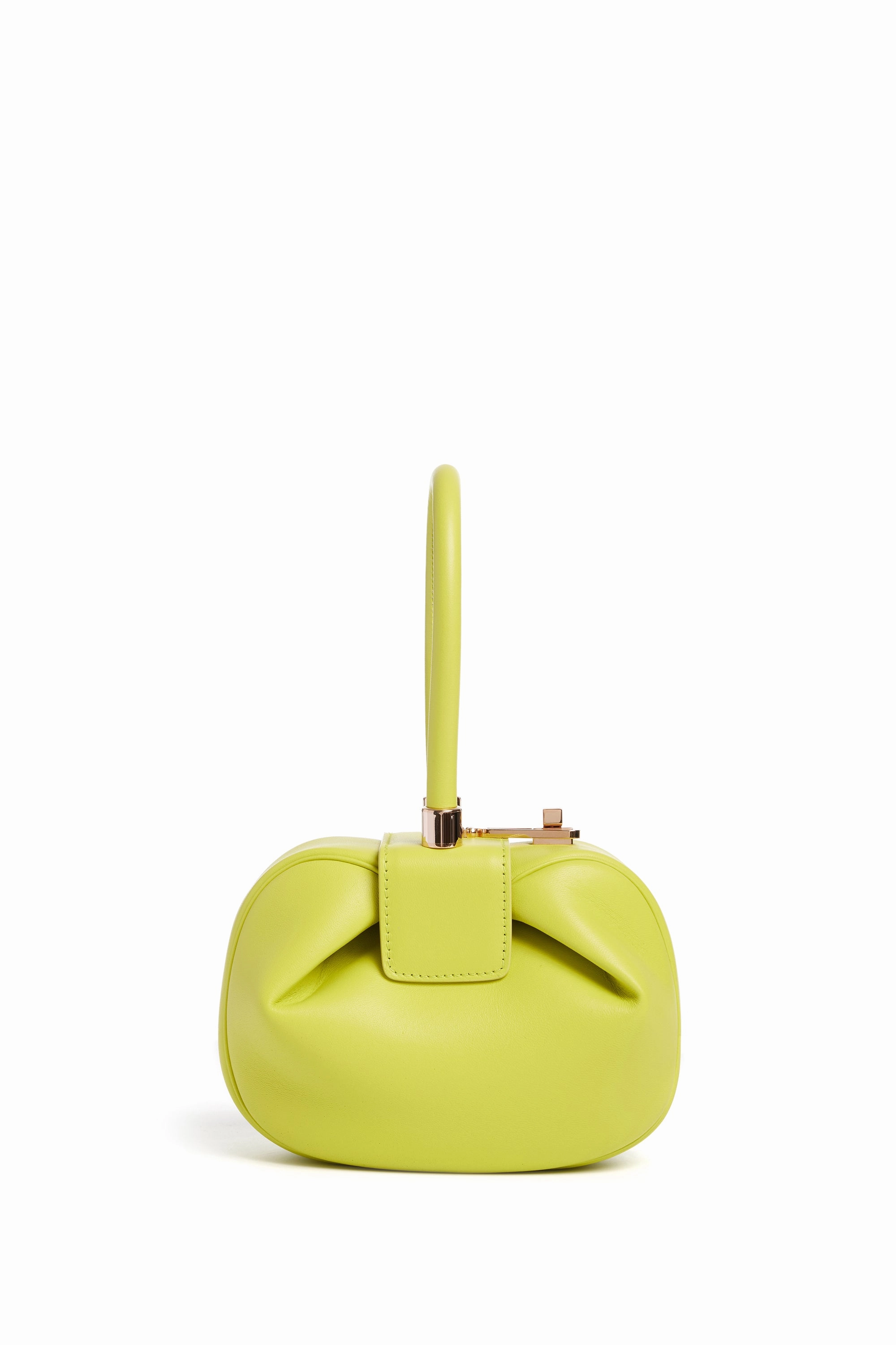 Demi Bag in Lime Adamite Nappa Leather