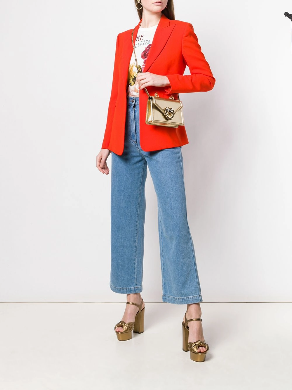 Devotion Gold Leather Mini Handbag