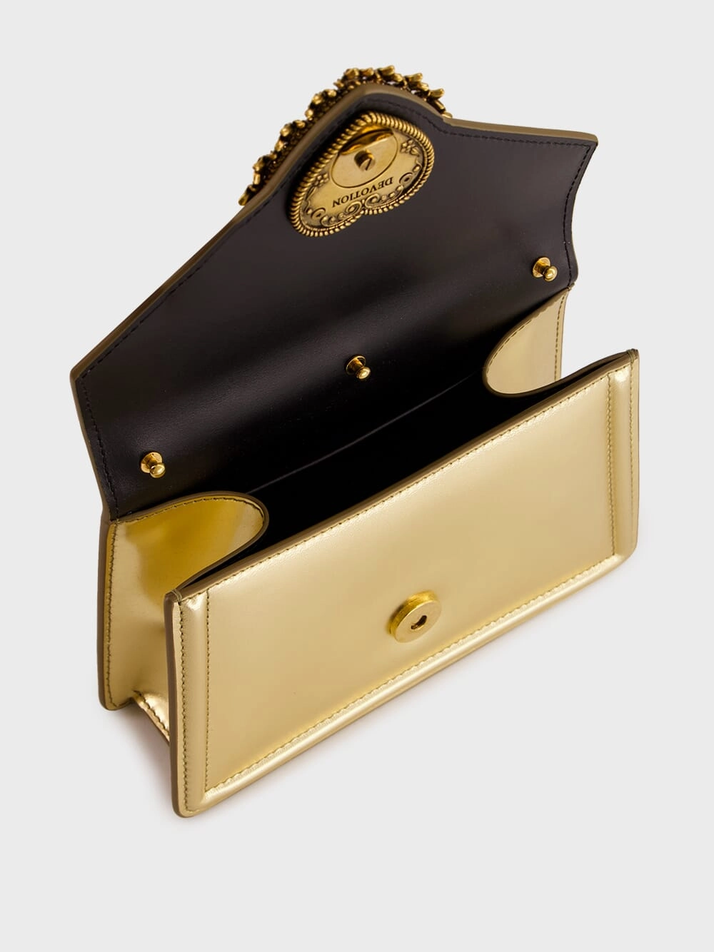 Devotion Gold Leather Mini Handbag